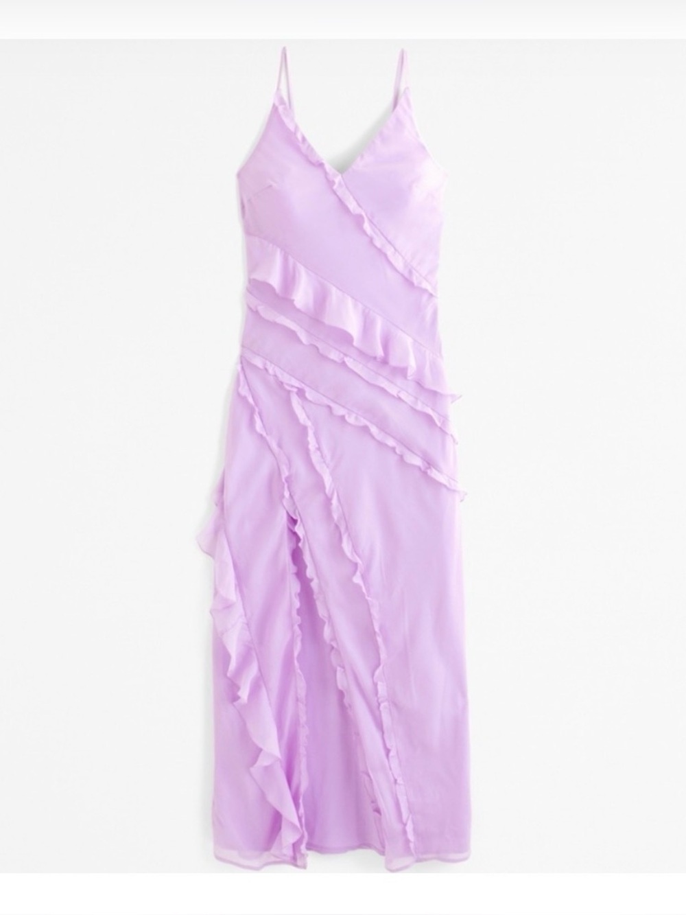 Abercrombie & Fitch ruffle maxi dress size xxs